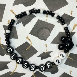 Class Of 22 Mouse Ears Bracelet Graduation Gift For Disney Lover